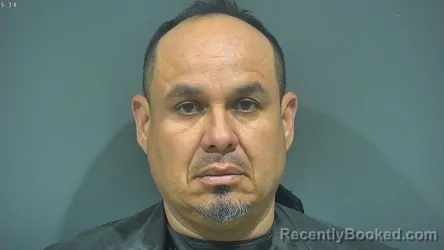Mugshot of ARBEY ELI MORENO MENDEZ booked in Tipton County, Indiana on August 2, 2026