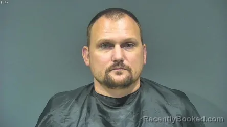 Mugshot of BRANDON WAYNE ALLEN booked in Tipton County, Indiana on August 5, 2026