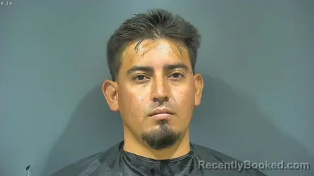 Mugshot of BAYRON JEOVANI CASTRO-ROSALES booked in Tipton County, Indiana on July 13, 2026