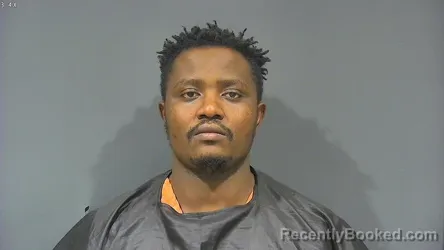 Mugshot of BARAKA LUBALA booked in Tipton County, Indiana on April 2, 2026