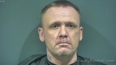 Mugshot of Bryan Eugene Trout booked in Tipton County, Indiana on October 23, 2026
