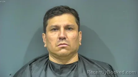 Mugshot of CARLOS ANDRES GARCIA ROJAS booked in Tipton County, Indiana on June 13, 2026