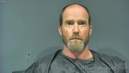 Mugshot of CHARLES ALFRED HUNTER booked in Tipton County, Indiana on March 29, 2026