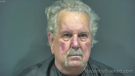 Mugshot of Danny Lynn Bayliff booked in Tipton County, Indiana on October 24, 2026
