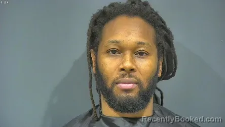 Mugshot of DERRICK AARON EVANS booked in Tipton County, Indiana on July 20, 2026
