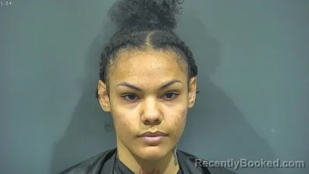 Mugshot of Deaira Jane Jackson booked in Tipton County, Indiana on October 23, 2026