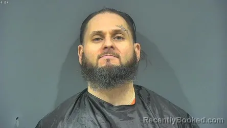 Mugshot of Edward Nicholas Garza booked in Tipton County, Indiana on August 13, 2026
