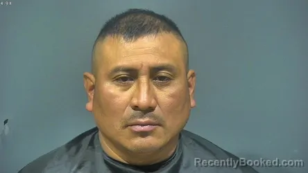 Mugshot of Genaro Gomez-Torres booked in Tipton County, Indiana on October 25, 2026