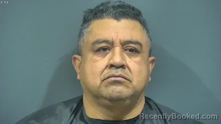Mugshot of Julio Alberto Andrade-Mares booked in Tipton County, Indiana on October 25, 2026
