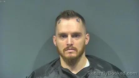 Mugshot of John Anthony Bielak booked in Tipton County, Indiana on August 6, 2026