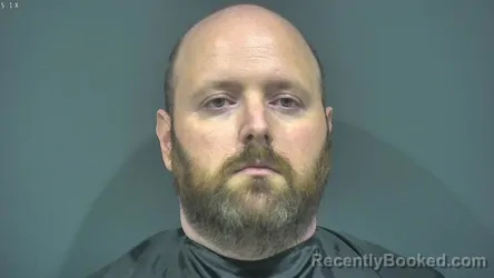 Mugshot of Joshua Michael Carroll booked in Tipton County, Indiana on August 20, 2026