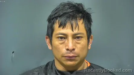 Mugshot of JUAN CARLOS DOMINGUEZ booked in Tipton County, Indiana on April 7, 2026