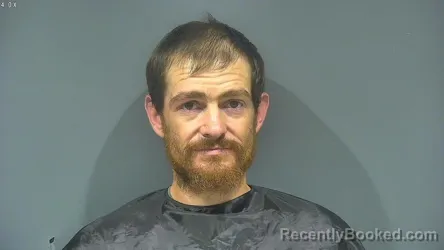 Mugshot of Joshua Logan Marcum booked in Tipton County, Indiana on August 10, 2026