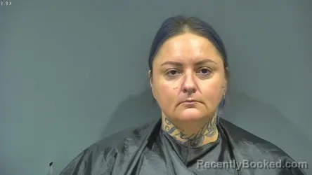 Mugshot of JENNIFER ELIZABETH SPRINKLE booked in Tipton County, Indiana on March 18, 2026