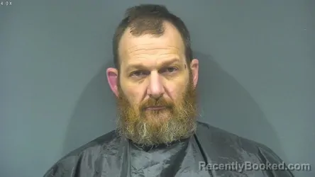 Mugshot of John Everett Treesh booked in Tipton County, Indiana on August 13, 2026