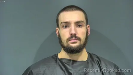 Mugshot of KALEB MICHAEL BUSS booked in Tipton County, Indiana on April 28, 2026