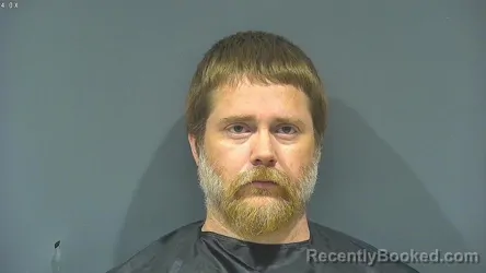 Mugshot of Kevin Andrew Powell booked in Tipton County, Indiana on August 10, 2026
