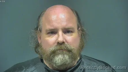 Mugshot of Keith Morgan Rogers booked in Tipton County, Indiana on August 19, 2026