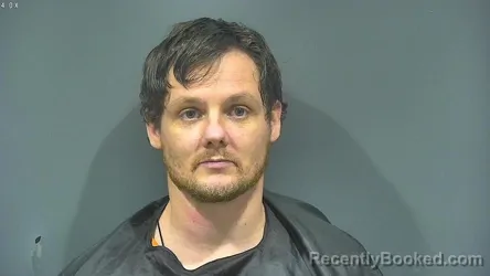 Mugshot of Michael John Burk booked in Tipton County, Indiana on August 13, 2026