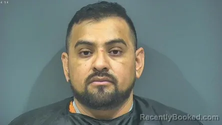 Mugshot of Miguel Angel Tavera-Mares booked in Tipton County, Indiana on October 25, 2026