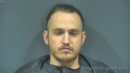 Mugshot of Nicholas Theodore Crabtree booked in Tipton County, Indiana on September 29, 2026