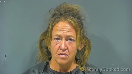 Mugshot of Shelley R Carlin booked in Tipton County, Indiana on September 9, 2026