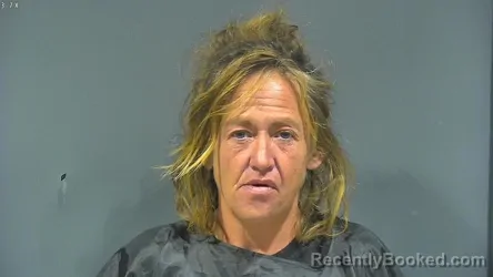 Mugshot of Shelley R Carlin booked in Tipton County, Indiana on October 12, 2026