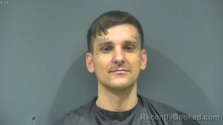 Mugshot of Tyler Louis Albano booked in Tipton County, Indiana on August 13, 2026