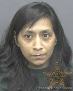 Mugshot of MONICA ELIZABETH CORREA booked in Vanderburgh County, Indiana on May 11, 2026