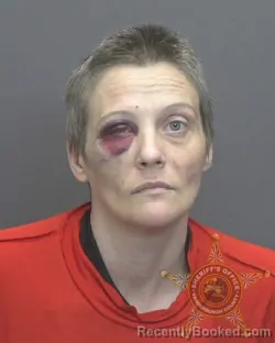 Mugshot of KARA LYNNE SMITH booked in Vanderburgh County, Indiana on May 1, 2026