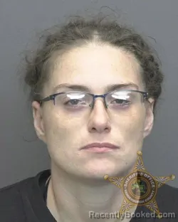 Mugshot of AMBER DANIELE BREWER booked in Vanderburgh County, Indiana on June 15, 2026