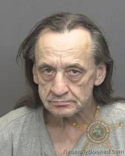 Mugshot of DAVID SAMUEL THOMPSON booked in Vanderburgh County, Indiana on June 24, 2026