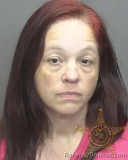 Mugshot of MELISSA DAWN RICHMOND booked in Vanderburgh County, Indiana on June 16, 2026