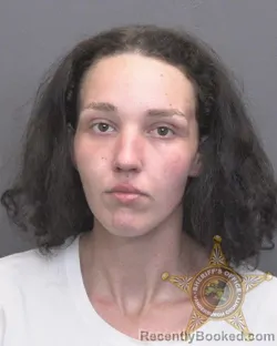 Mugshot of MAKENNA MARIE THOMAS booked in Vanderburgh County, Indiana on June 16, 2026