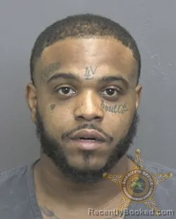 Mugshot of Caleb Zachary Quarles booked in Vanderburgh County, Indiana on July 18, 2026