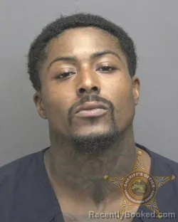 Mugshot of Kyndrick Deiontay Hancock booked in Vanderburgh County, Indiana on July 27, 2026