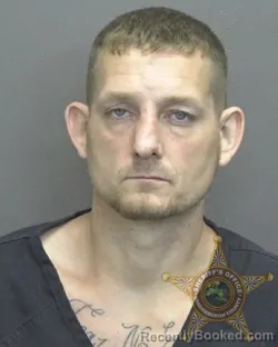 Mugshot of Justin Ray Miller booked in Vanderburgh County, Indiana on July 27, 2026