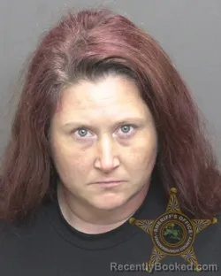 Mugshot of Lexie Jo Biggerstaff booked in Vanderburgh County, Indiana on July 28, 2026
