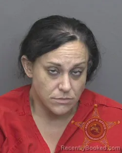 Mugshot of Alicia May Folsom booked in Vanderburgh County, Indiana on July 28, 2026