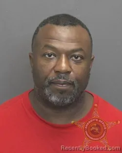 Mugshot of Thomas Lamar Hayden booked in Vanderburgh County, Indiana on July 28, 2026