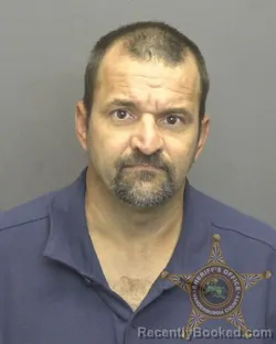 Mugshot of Joshua Joseph Guminski booked in Vanderburgh County, Indiana on July 28, 2026