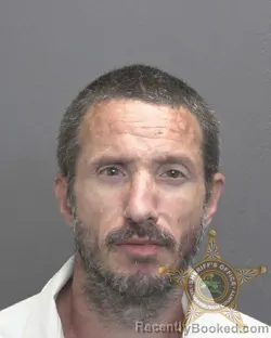 Mugshot of Christopher Frank Schoot booked in Vanderburgh County, Indiana on July 28, 2026