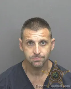 Mugshot of Brian Lee Gardner booked in Vanderburgh County, Indiana on July 29, 2026