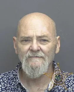 Mugshot of Jeffrey Allen Simmons booked in Vanderburgh County, Indiana on July 29, 2026