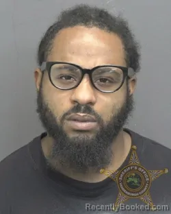 Mugshot of Anfernee Lamar Crawford booked in Vanderburgh County, Indiana on July 29, 2026