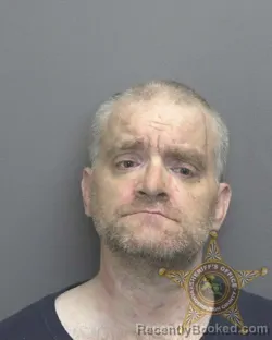 Mugshot of Patrick Allen Hancock booked in Vanderburgh County, Indiana on July 29, 2026