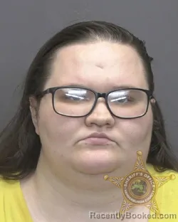 Mugshot of Alyssa Marian Kunze booked in Vanderburgh County, Indiana on July 30, 2026