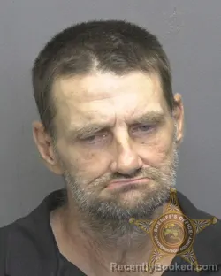 Mugshot of John Eric Warner booked in Vanderburgh County, Indiana on July 30, 2026