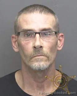 Mugshot of Michael Leroy Sutton booked in Vanderburgh County, Indiana on July 31, 2026