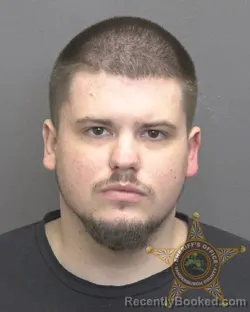 Mugshot of Austin Zachary Marks booked in Vanderburgh County, Indiana on July 31, 2026